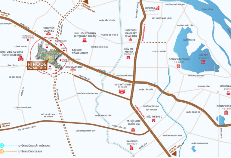 Vị trí The Flame Vine Hoài Đức